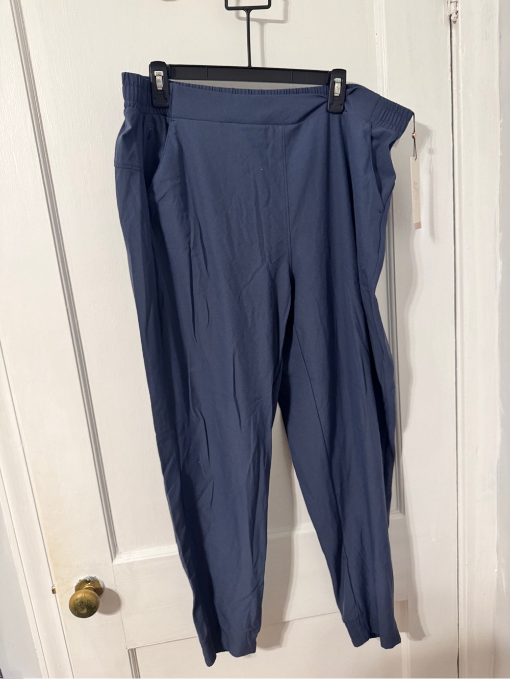 CALIA by Carrie Underwood Slate Blue Drawstring Track Joggers